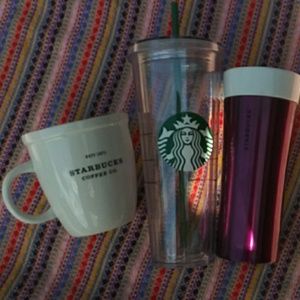 Starbucks coffee cups